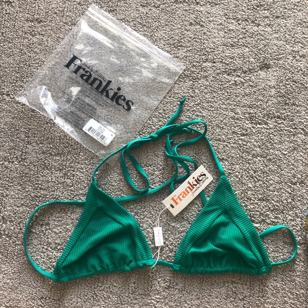 Frankies bikinis Sky top in Emerald